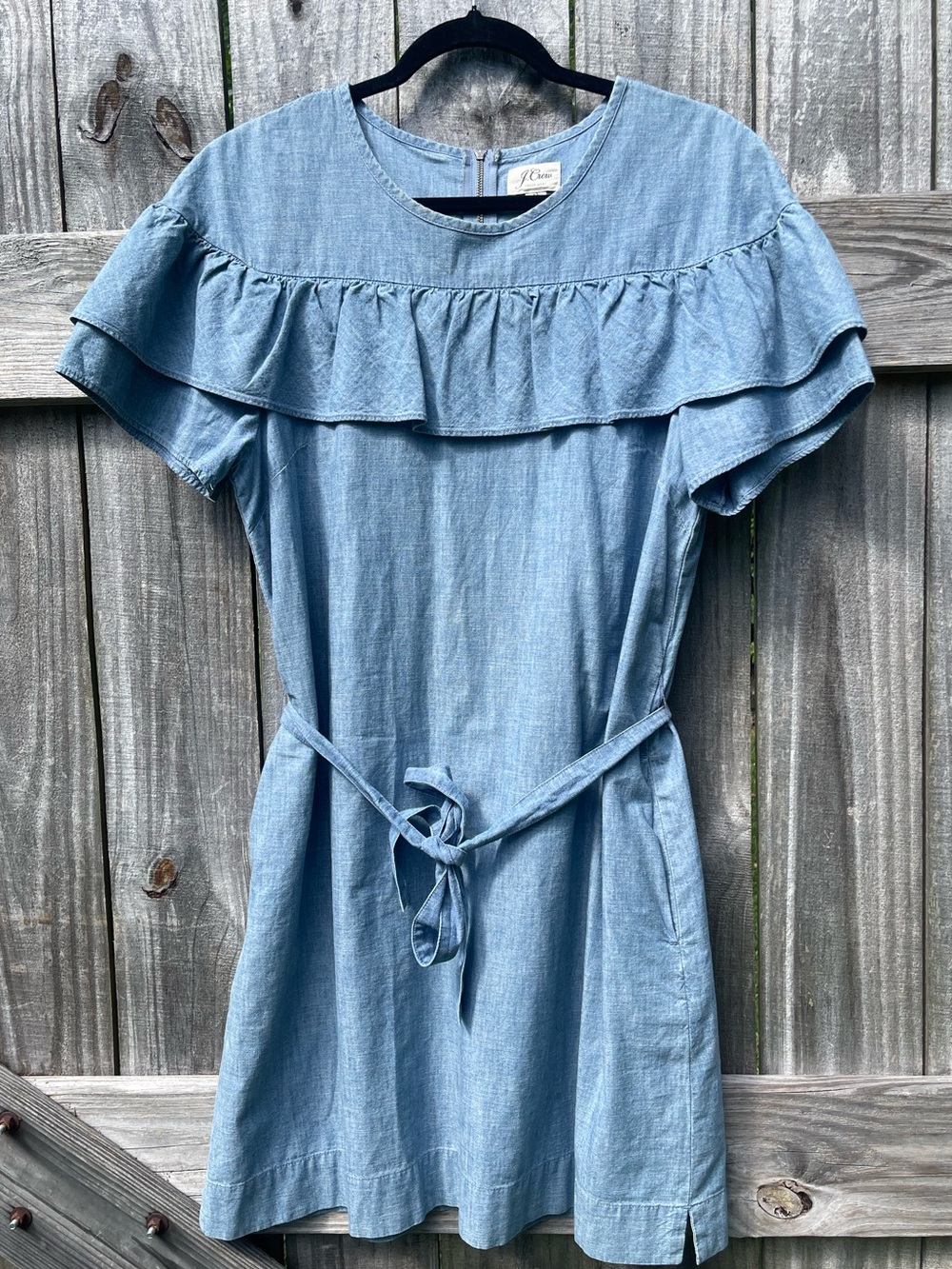 j crew light blue dress J. | Dresses | Crew Chambray With Ruffle Detail group-DHD9349 The Wear to Work Size:UK 2.5 / EU 34.5 / USA 4.5 / (225mm length)